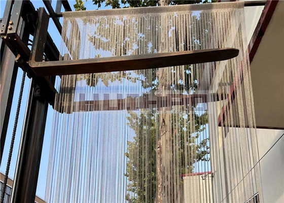 0.53x3.81mm Edelstahl geschweißtes Gittervorhang für Raumtrennschirm