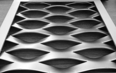 Dekorative Aluminiumstreckmetall-Masche für errichtende Fassaden-oder Decken-Fliesen