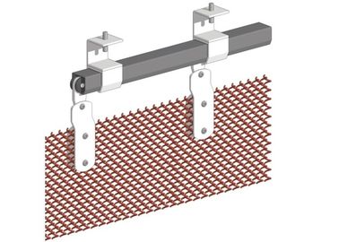 Kettenglied-Maschendraht-Vorhang, Stahlmaschen-Vorhänge mit verschiedenen Bahnen