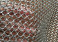 Chainmail spinnen Ring Mesh Type Antique Appearance Metal Mesh Drapery With Metallic Color für Fenster-Sonnenblende