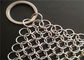 6&quot; X 8&quot; Edelstahl Chainmail-Wäscher, materielle Chainmail Webart Ring Cast Iron Pan Cleaner SUS316