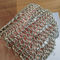 Rundes Stahlmetall Mesh Drapery Gold-Ring Mesh Chainmail Weave Type Stainlesss Ring-PVD