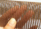 Kabeldurchmesser 0.48mm*3 lamellierte dekorativer Maschendraht-Bronzegebrauch für Glas Masche