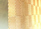 Kundenspezifischer Gold-Farbe-Aechitectural-Maschendraht für die Herstellung von Lampen-Abdeckungs-Schatten