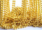 Dekorativer Metallperlen-Ball-Maschen-Drapierungs-Teiler-Vorhang mit gefärbt