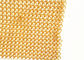 2MM Durchmesser 20mm Ring-Maschen-Gewebe Ods goldenes Farbmetallfür Hotel-metallischen Vorhang