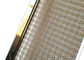 Dekorations-quadratisches Loch-Art Handlauf-Balustraden-Webart-Masche mit Goldfarbrahmen