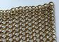 Verkupfern Sie Metall-Ring Mesh For Interior And Exterior-Vorhang Farbe- Chainmail 1mm