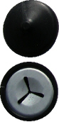 40mm selbstsichernde Edelstahl-Metallisolierungs-Clip mit Plastiküberzug-Kappen