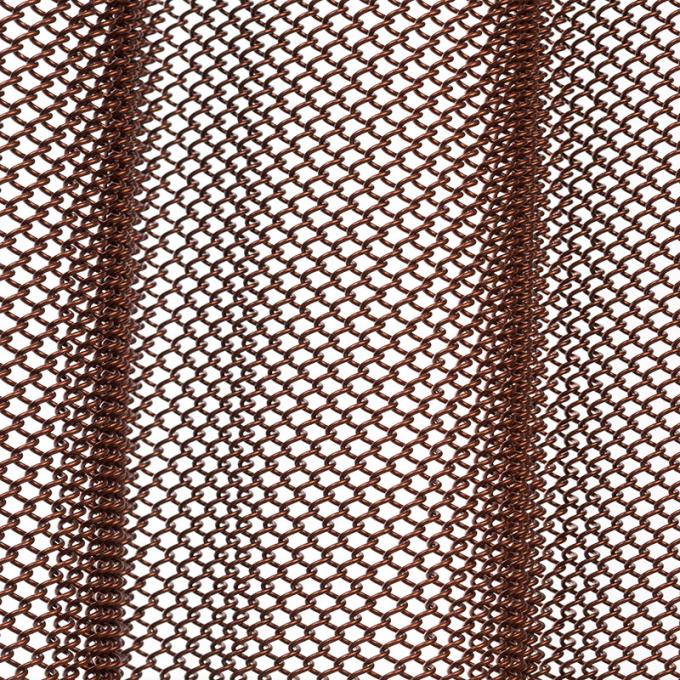 Edelstahl-Hochleistungsmetalldraht-Maschen-Vorhänge für Kamin-Schirm