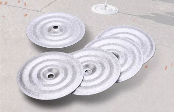 Blatt überdachend, befestigen Sie Zusatz-Metallisolierungs-Waschmaschine befestigte Membran befestigte Platte