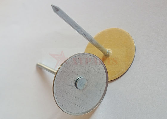 Galvanisierter Stahl 2 &quot;Taschenkopf-Stifte mit Papierwascher zur Isolierung