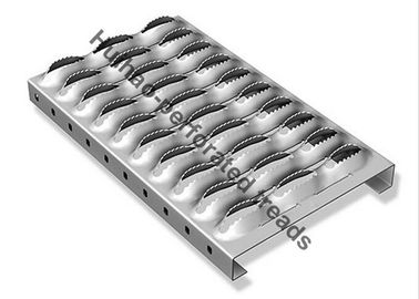 Krokodil-Lippen-Grtp-Spreize-Gitter, galvanisierte Stahlantibreite der gleiter-Platten-180mm