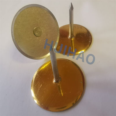12ga X 1 1/2 '&quot; Becherkopf Schweißklammern mit 30 mm isoliertem Kopf