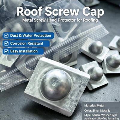 Glavanized Steel Rectangle Roof Cap Washers For Cover Roofing Screw UV resistant