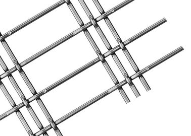 Kundenspezifische Fassaden-flexibles Webart-Metallsieb mit Edelstahl-Ebene/Runddraht