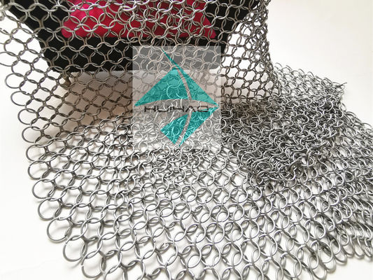 Spinnen Sie Art Karton-Stahl ringsum Ring Mesh Chainmail Ring Belt For-Dekorations-Deckenleuchten