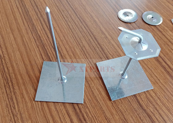 4-1/2" Klebstoff-Basis-Isolier-Stifte, verzinkter Stahl, zur Befestigung von Kanalverkleidung oder Isolierplatten