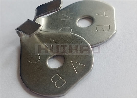 4 1⁄2 "x 14 Gauge Stainless Steel Lacing Anker für abnehmbare Isolationspolster