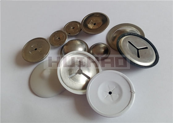 12 Gauge Aluminium Kuppelkappe 1-1 / 2 "Mit Edelstahl Selbstverriegelung Waschmaschine eingefügt