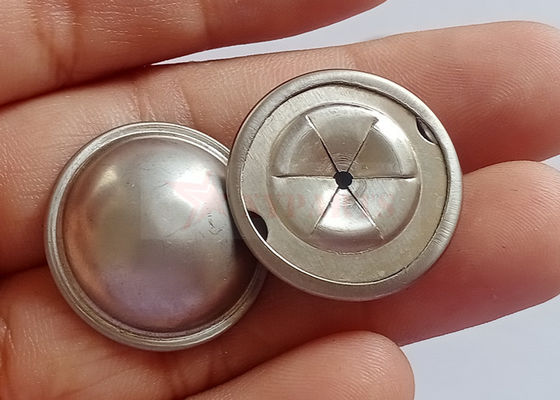 7/8" Edelstahl-Kuppel-Tapfen-Wäscher für Isolierpins mit 14 Gauge