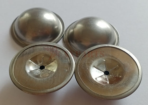 12 Gauge Aluminium Kuppelkappe 1-1 / 2 "Mit Edelstahl Selbstverriegelung Waschmaschine eingefügt