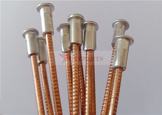 Schiffsbau M3x90mm Bimetallische CD-Pins mit Aluminium-Basis Kupferbeschichtung Stahlnagel