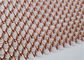 Aluminiumlegierungs-Draht Mesh Coil Drapery Copper Color verwendet als Raum-Teiler-Vorhänge