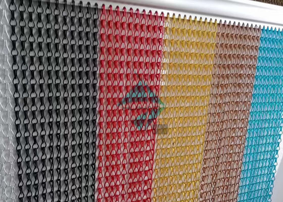 Anodisierte Aluminium-Türkette Fliegenvorhang mit verschiedenen Farben
