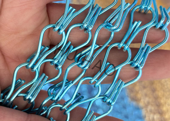 Doppelhaken Dekorations-Aluminium-Ketten-Verbindung Vorhang für Duschvorhang