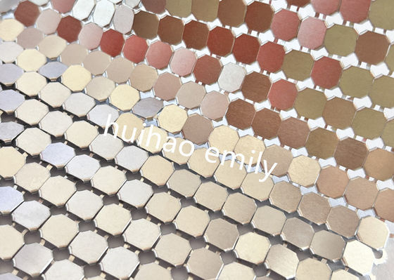 Aluminium-Fashion-Metall-Flachstoff-Dreperie mit verschiedenen Farben