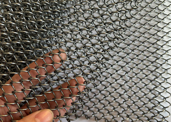 Aluminium-Metallnetzdraperie, Sicherheitsvorhänge mit verschiedenen Spuren
