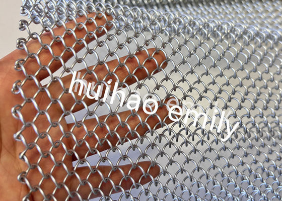 8x8mm Aperture Aluminium-Metall-Spule Mesh als Raum Trennvorhang