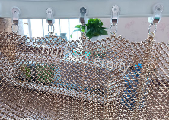 1.2mm Draht Aluminium Metallnetzdrapery für Restaurants Dekoration
