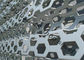 Perforierte Metallsieb-Fassade 26mm x 61mm sechseckiges Loch für Dekoration des Geschäfts-4S