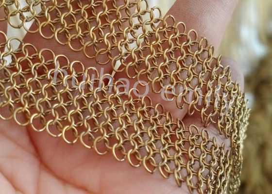 Edelstahl 7 mm Ring Mesh Kette Mail Vorhang mit Frisuren