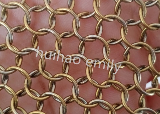 7 mm Ringnetzvorhang aus Edelstahl für die Innendekoration