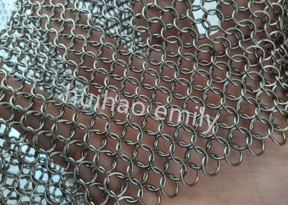 7 mm Ringnetzvorhang aus Edelstahl für die Innendekoration