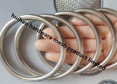 40 mm runden Ring aus Edelstahl