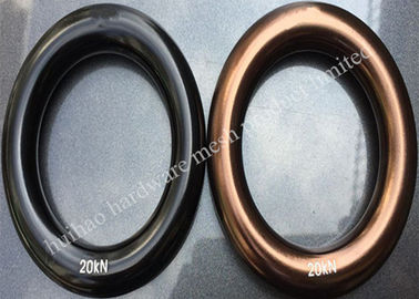 45mm Durchmesser Aluminiumlegierung runder Ring für Sicherheitsgurtzubehör