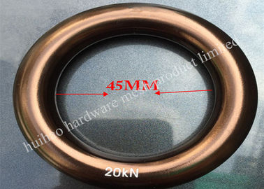 45mm Durchmesser Aluminiumlegierung runder Ring für Sicherheitsgurtzubehör