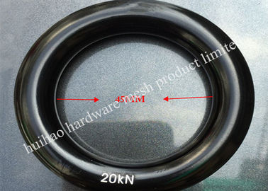 45mm Durchmesser Aluminiumlegierung runder Ring für Sicherheitsgurtzubehör