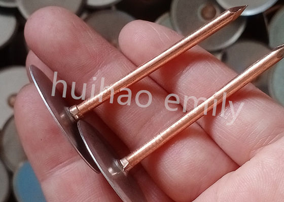 38 mm Kupferbeschichtete Kuppelkopfschweißnadel für Isolationskanäle