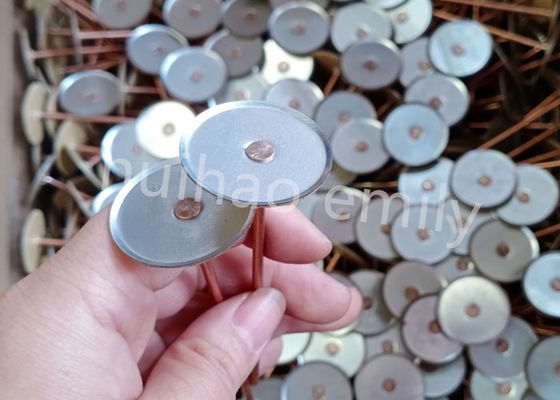 38 mm Kupferbeschichtete Kuppelkopfschweißnadel für Isolationskanäle
