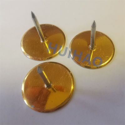 12ga X 1 1/2 '&quot; Becherkopf Schweißklammern mit 30 mm isoliertem Kopf