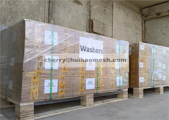 Thermoboard-Wäscher, die mit Schrauben verwendet werden, um die Verankerungen und Verbindungen zwischen Brettern zu stärken