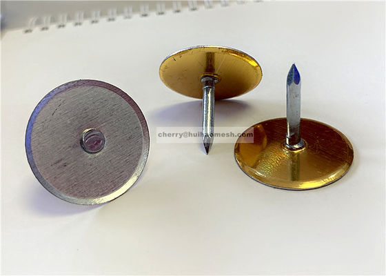 3.4mm galvanisierten Stahlbolzenschweißen-Isolierungs-Stifte mit Schalen-Kopf