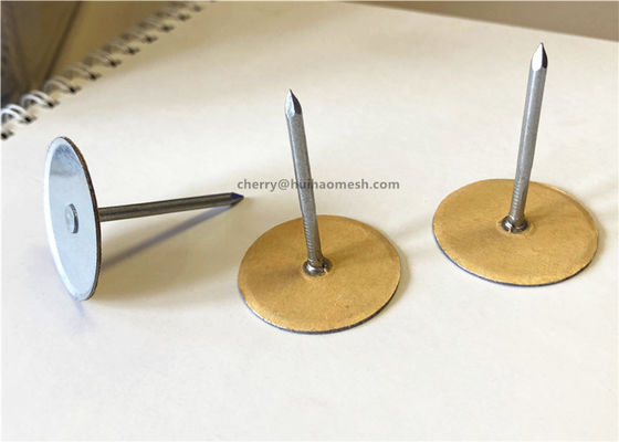 1-1/8 "Capped Kondensator Entladung Cd Schweiß Pins zum Festmachen Isolierung an der Innenseite von Blechmetall Luftkanäle