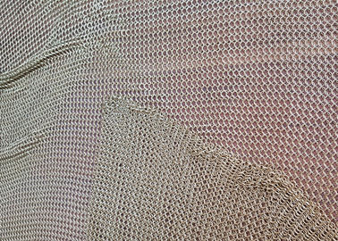 Architektonische Draperie Metallringnetz für Isolationswandschirm