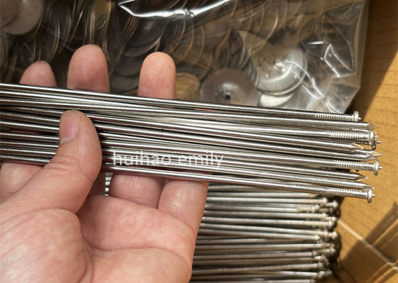 11Ga Edelstahl 316L Isolierung CD Schweißspangen mit selbstverriegelnder Waschmaschine